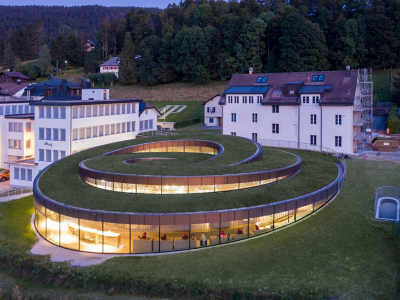 Dům ve tvaru spirály vyrost ve švýcarském městě Le Brassus
