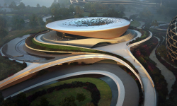 Zaha Hadid Architects staví v Číně kouzelné konferenční centrum 